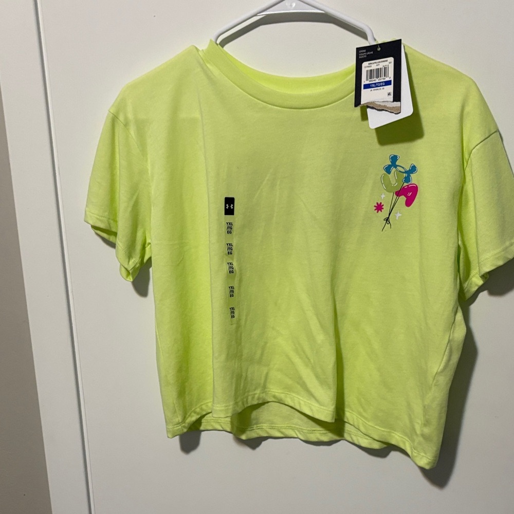 Under Armour Kids Lime Graphic Tee